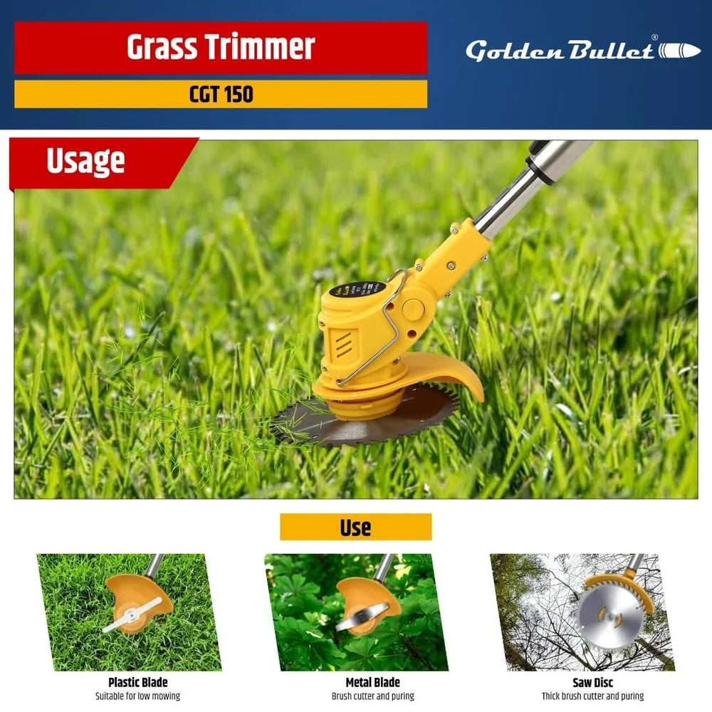 Cordless grass Trimmer Machine - CGT 150 - Golden Bullet