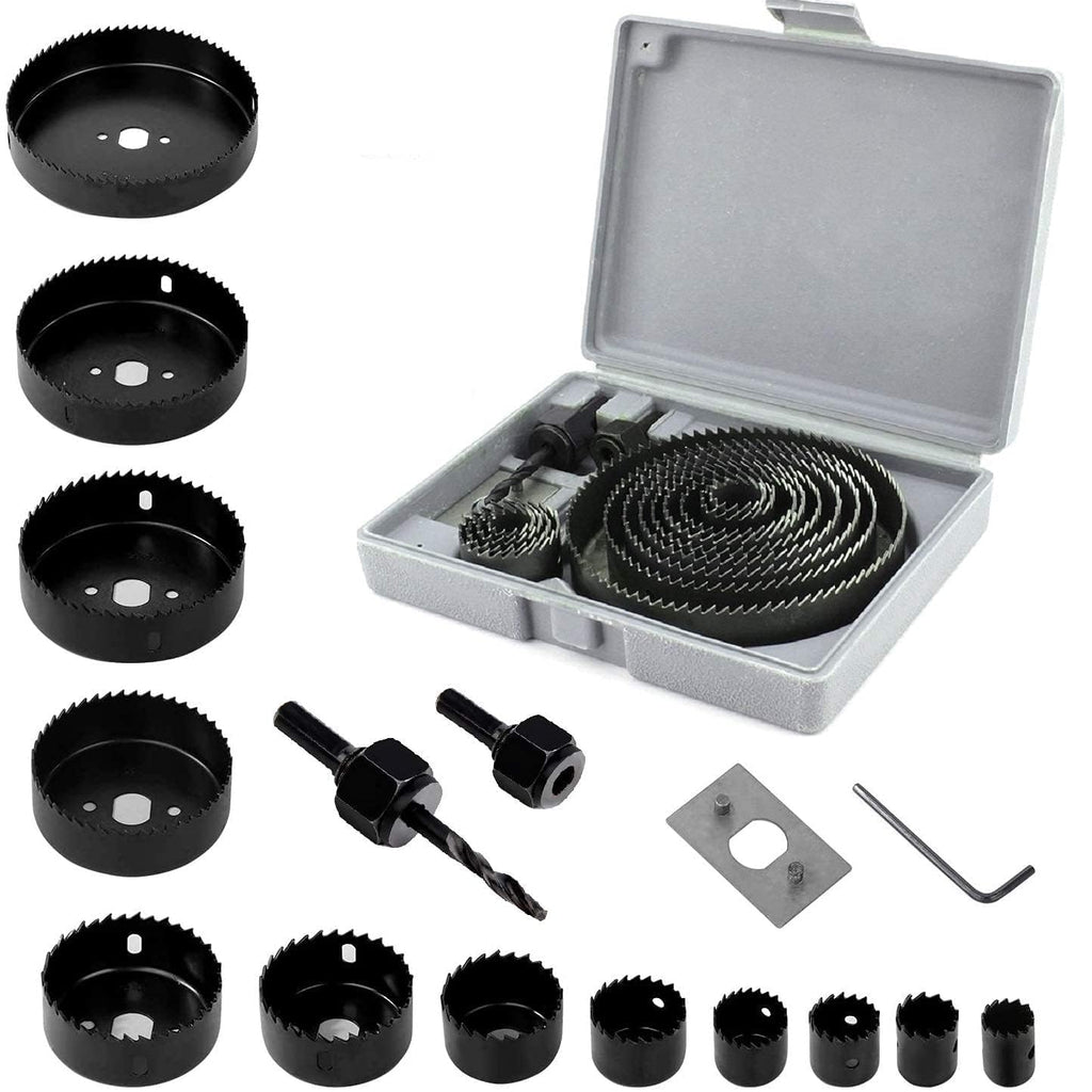 16 PCS HOLE SAW SET PLATINUM PANTHER