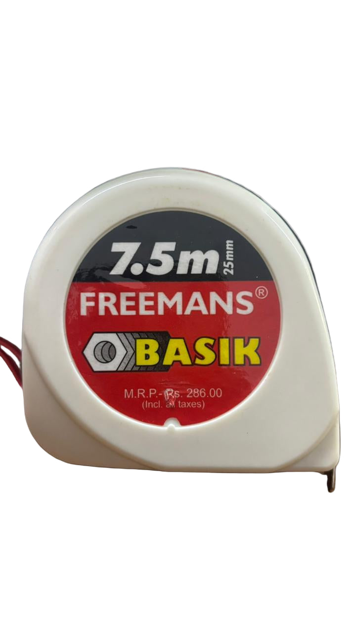 FREEMANS BASIK 7.5 MTR MEASURING TAP