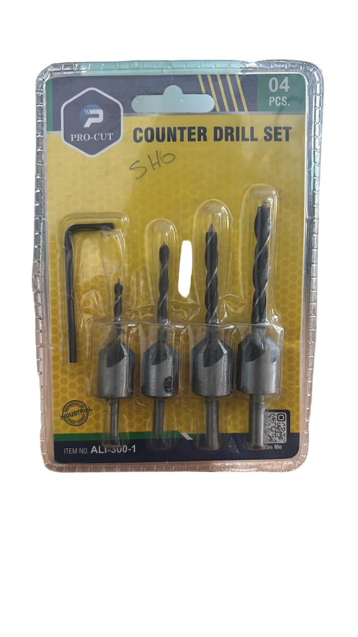 PRO CUT COUNTER DRILL SET