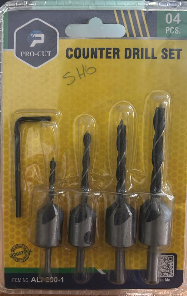 PRO CUT COUNTER DRILL SET