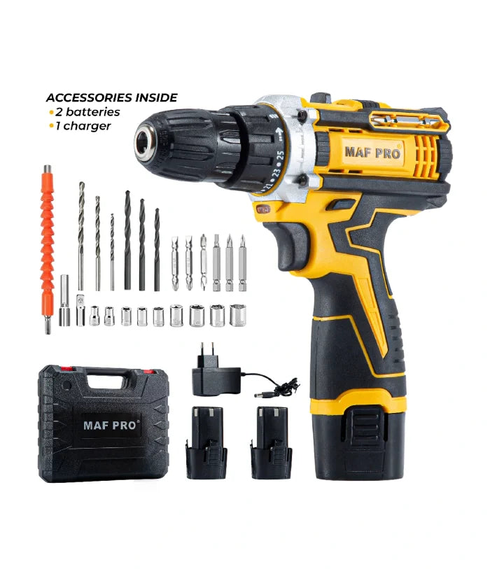 MAF PRO INDIA Cordless Drill 12V CDLI12108
