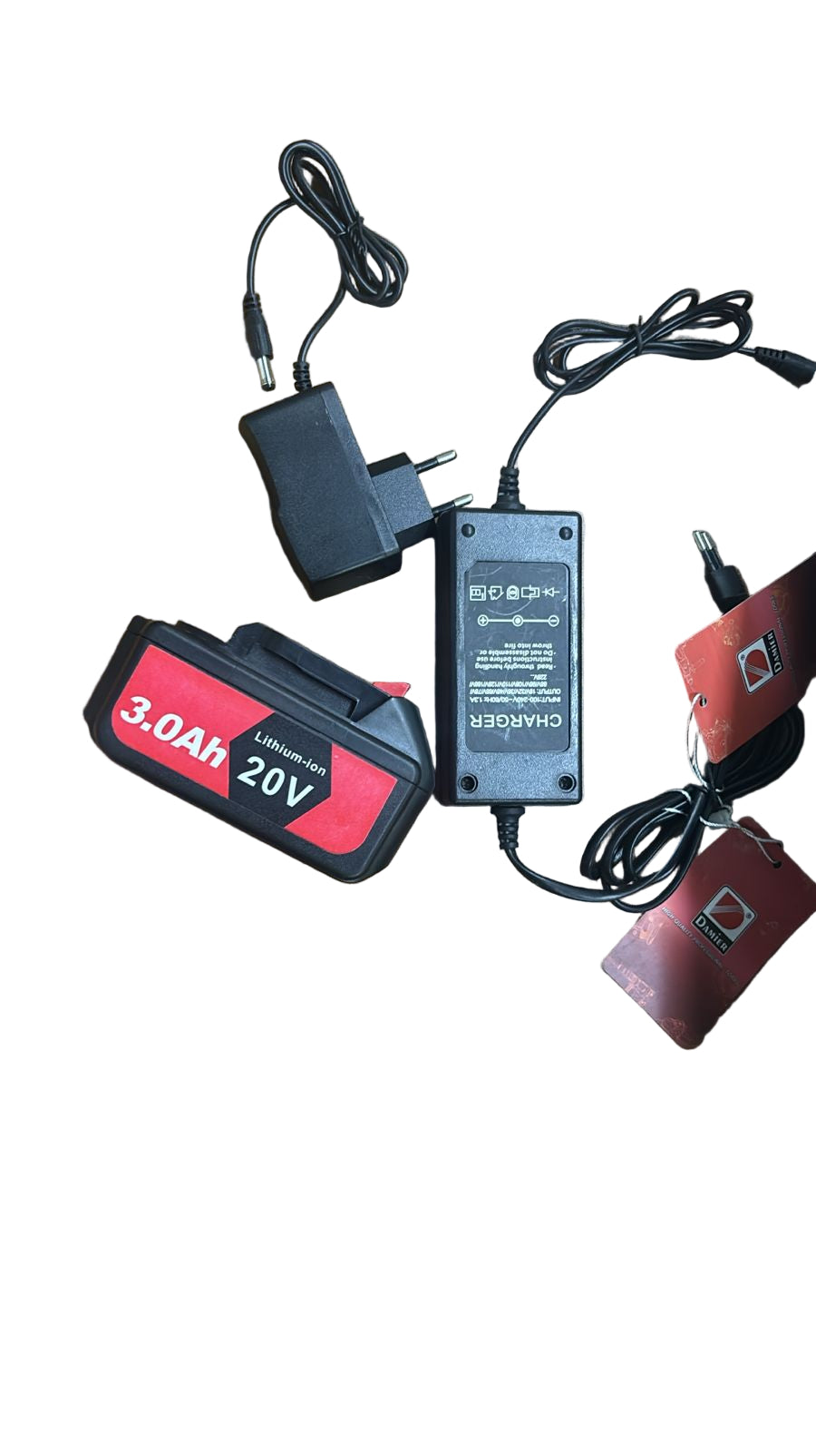 Red DAMIER Cordless Blower