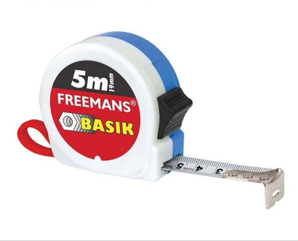 FREEMANS BASIK MEASURING CLICK LOCK  TAP 5MTR