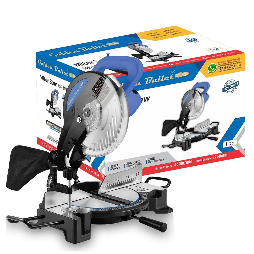 Circular Miter Saw- MS1041 Golden Bullet, 10 inch, 2000W