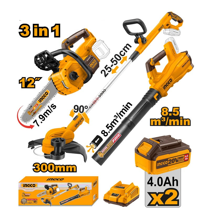 INGCO CORDLESS 3 PCS COMPO KIT