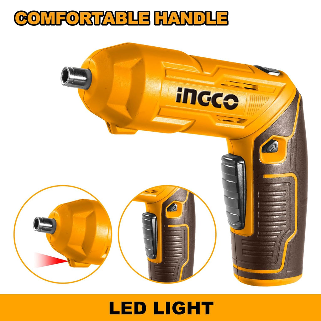 INGCO 4V/4N.M CORDLESS SCREWDRIVER