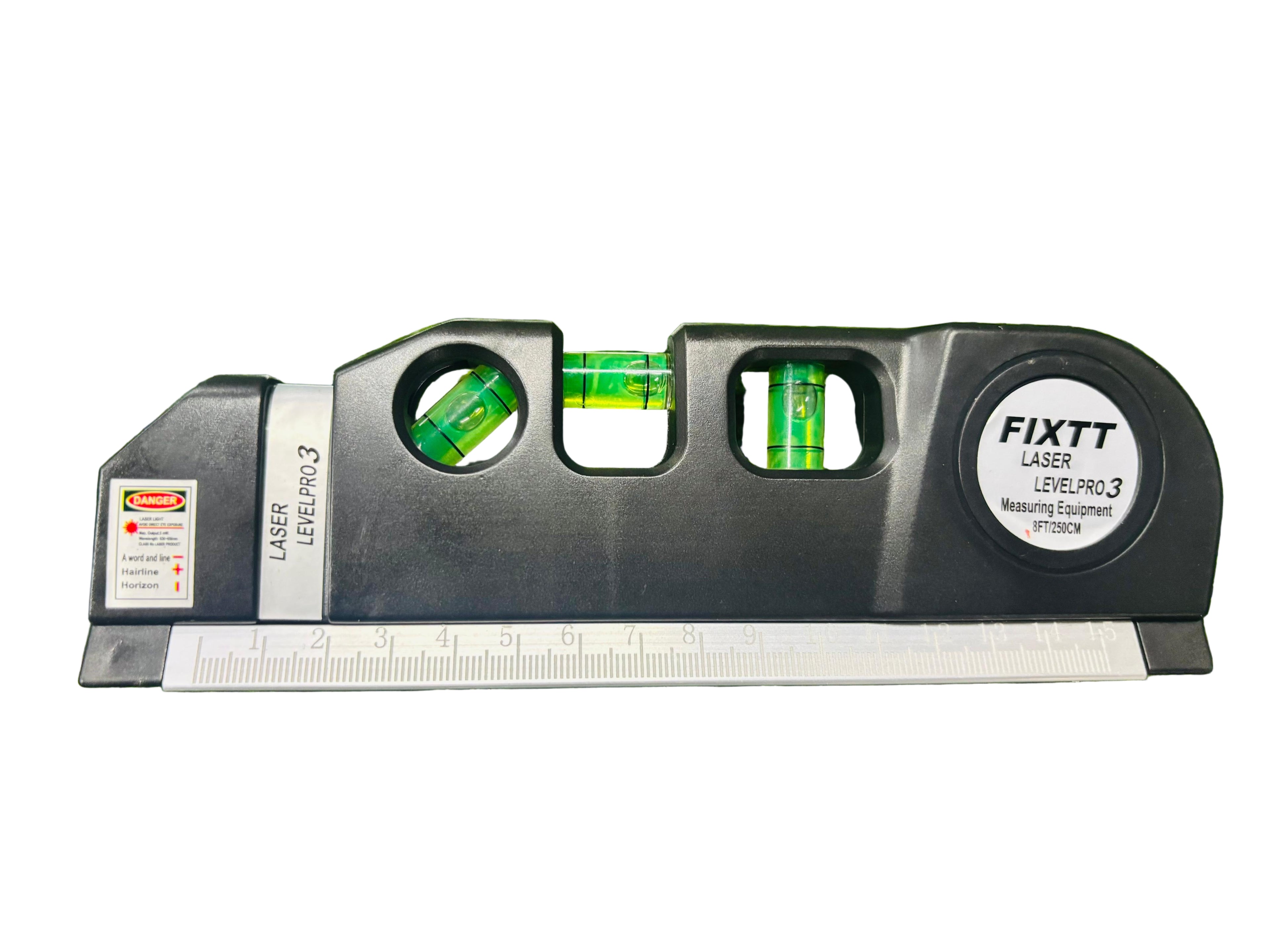 FIXTT LASER LEVEL PRO  3 Multi-Purpose Measuring Tool With 3 Mtr  Tape