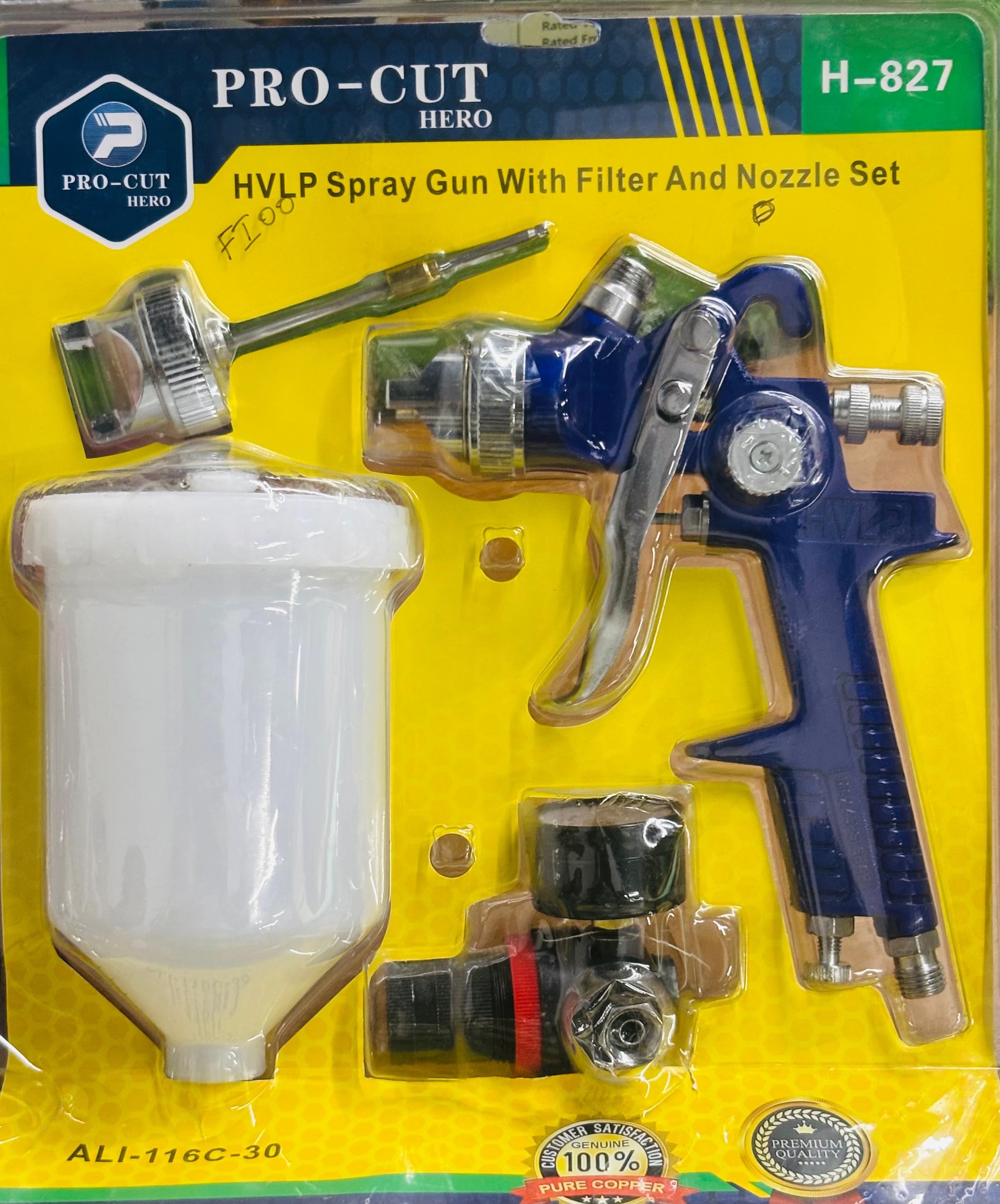 PRO-CUT HVLP  Paint Spray Gun, 600 ml