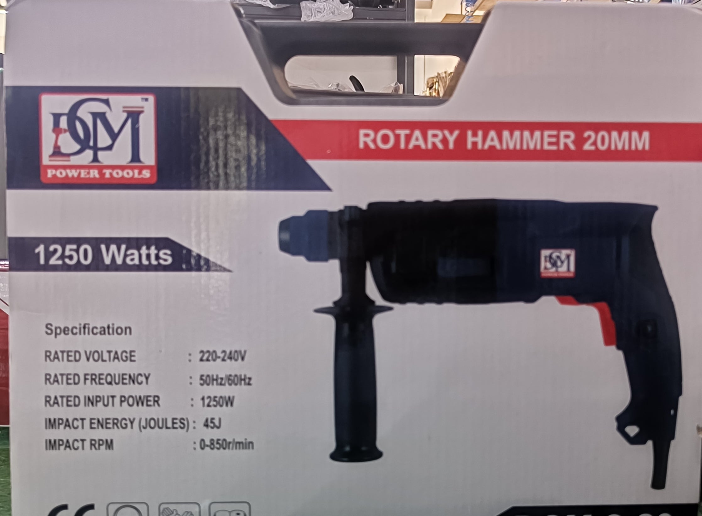 DCM ROTARY HAMMER 20MM