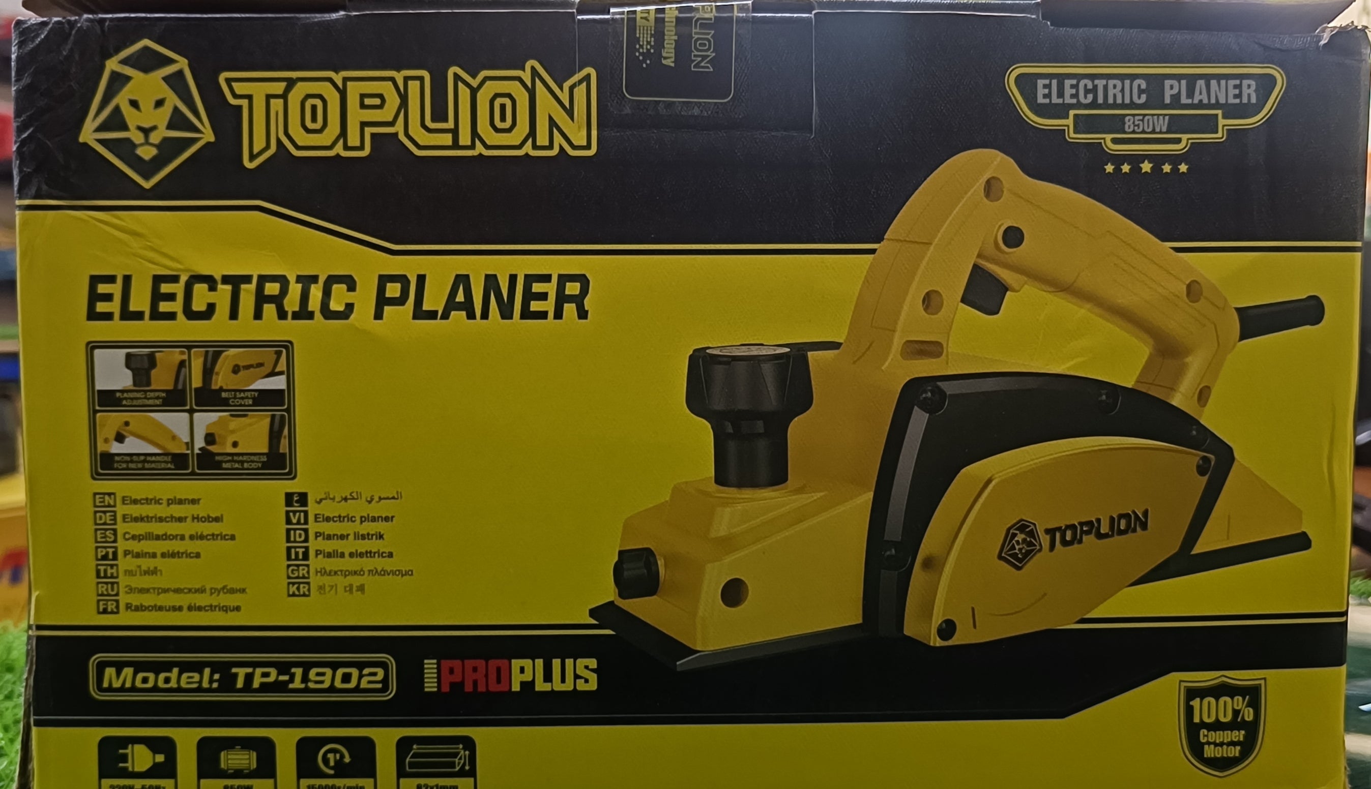 TOPLION ELECTRIC PLANER 850W TO-1902