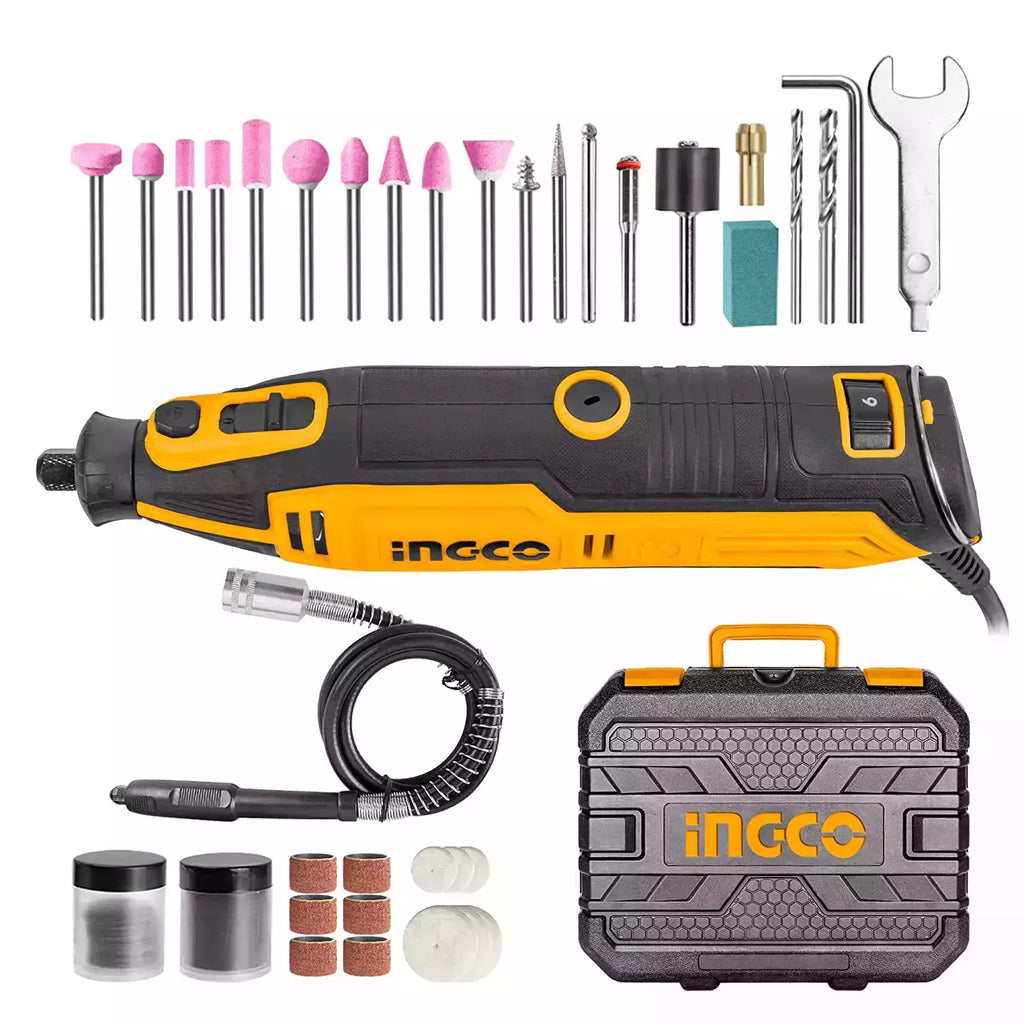 Ingco 130W Mini Die Grinder 109-in-1 Wood Carving Grinding Drill Tuner MG13328
