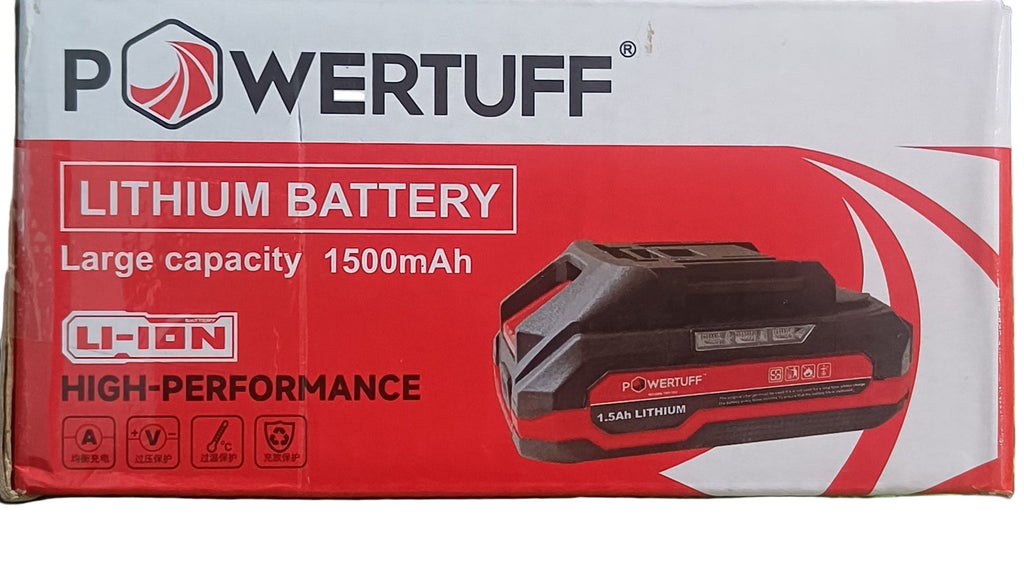 POWERTUFF 21V 1.5Ah Cordless MAX Li-Ion Battery for Power Tools