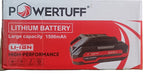 POWERTUFF 21V 1.5Ah Cordless MAX Li-Ion Battery for Power Tools