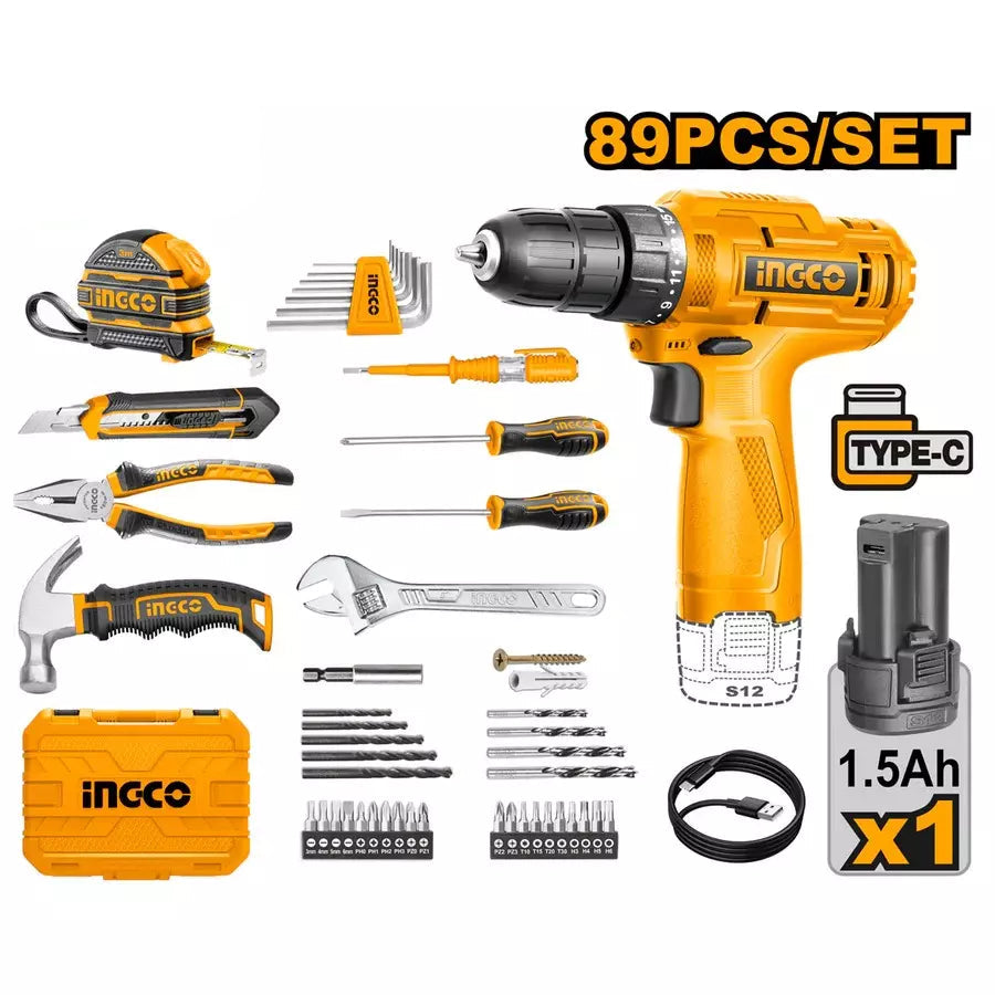 INGCO 89PCS TOOL SET HKTHP10891
