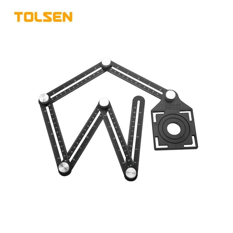 ALUMINUM ALLOY MULTI ANGLE MEASURING SIX-FOLD RULER