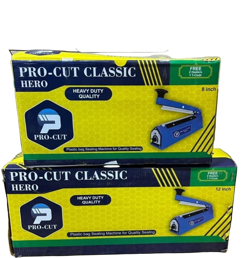 Pro Cut Classic Hero PVC Bag Sealing Machine, 8 Inch
