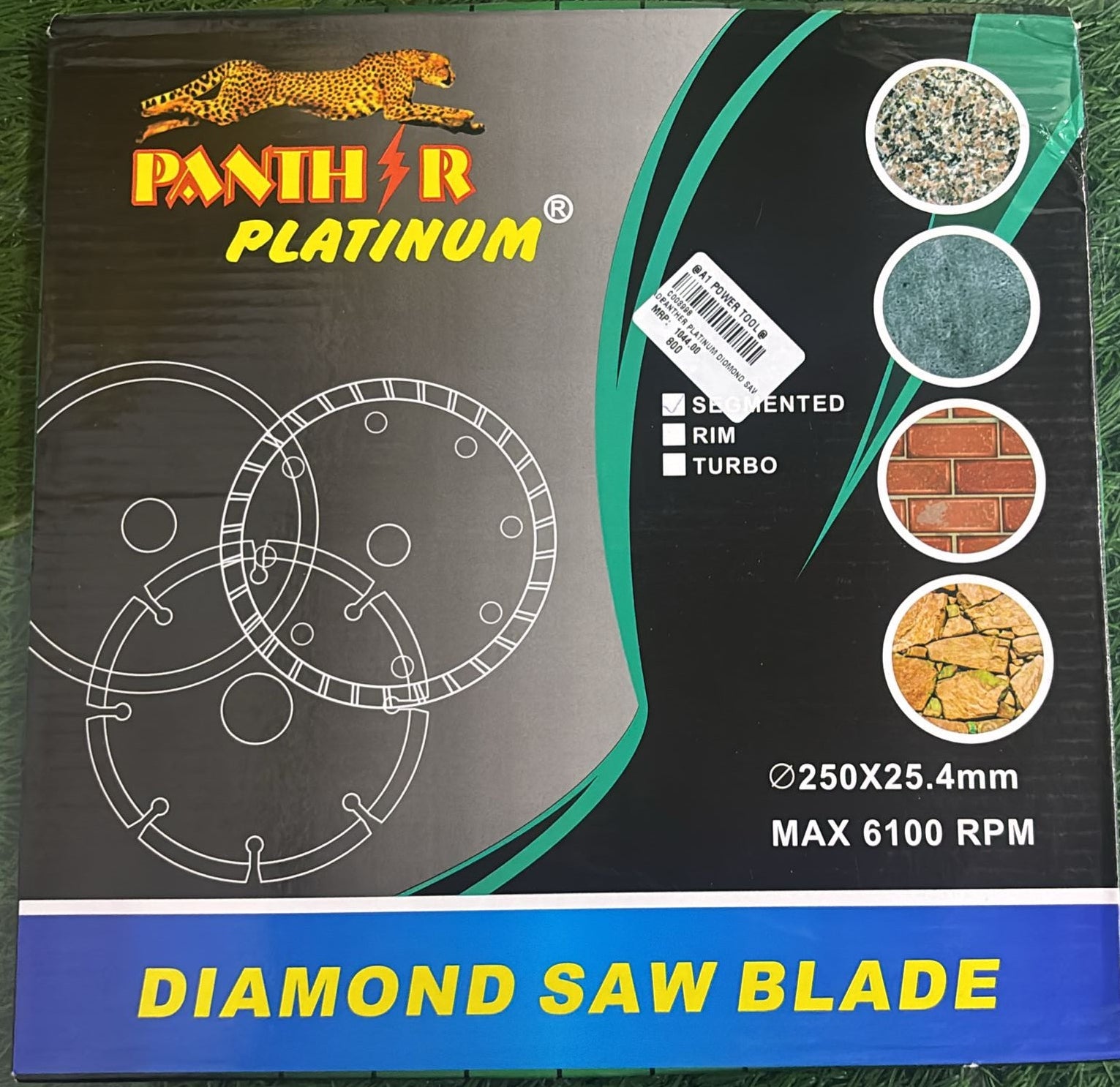 PANTHER PLATINUM DIAMOND SAW BLADE 250x25.4mm