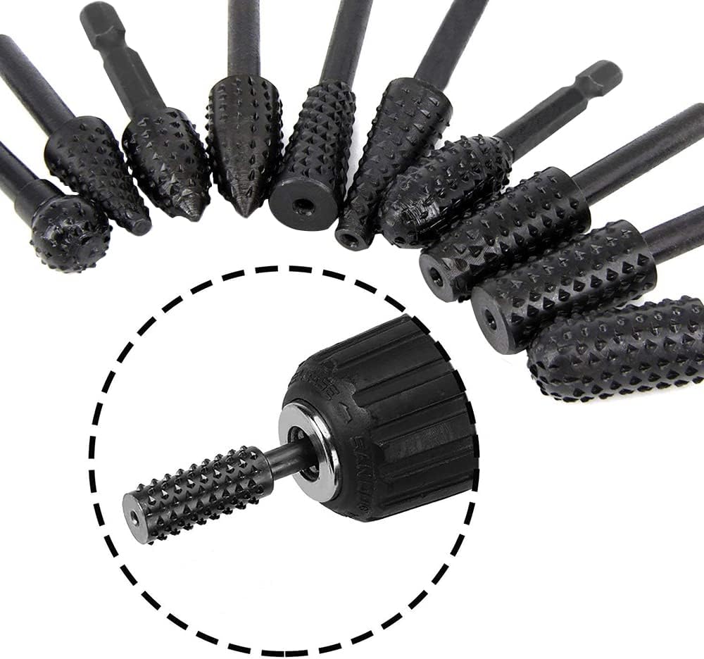 PRO CUT ROTARY RASP SET 10 PCS