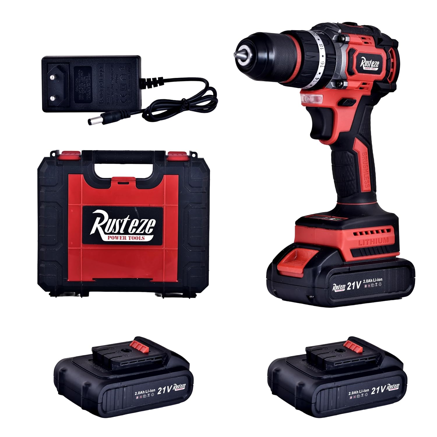 RUSTEZE 21V Cordless Drill
