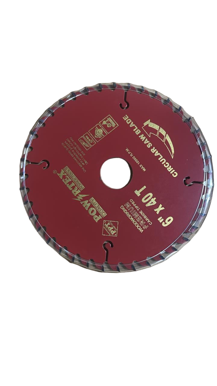 POWER TEX CIRCULAR SAW BLADE 6/150mmX 40T
