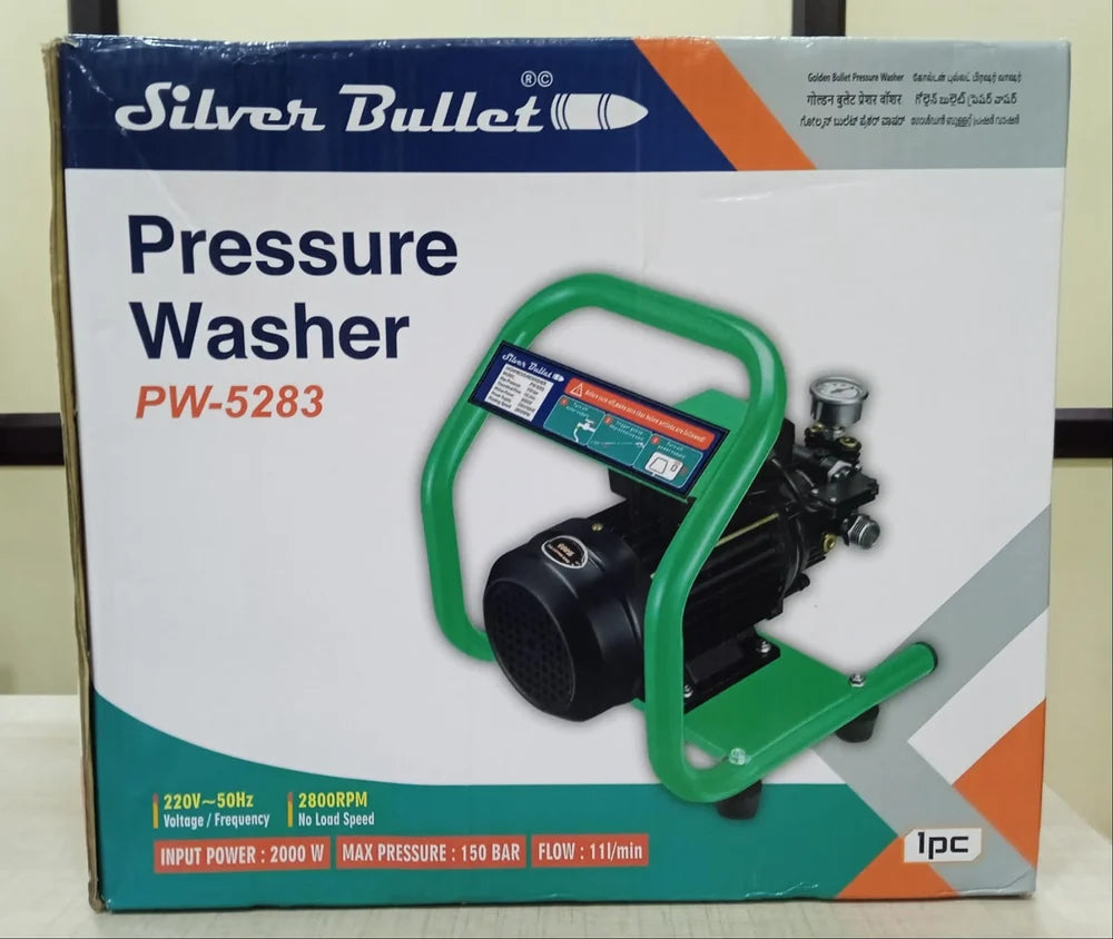 SILVER BULLET HIGH PRESSURE CAR WASHER MACHINE PW5283 / 150 Bar