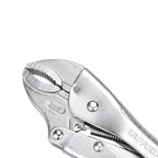Taparia 1641-10 / 1641N-10 inch 250 mm Curved Jaw Locking Pliers mole Wrench Vise vice Grip, Silver