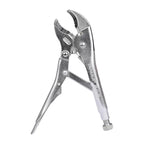 Taparia 1641-10 / 1641N-10 inch 250 mm Curved Jaw Locking Pliers mole Wrench Vise vice Grip, Silver