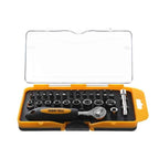Tolsen 38 Pcs CrV Bits & Sockets Set, 20035