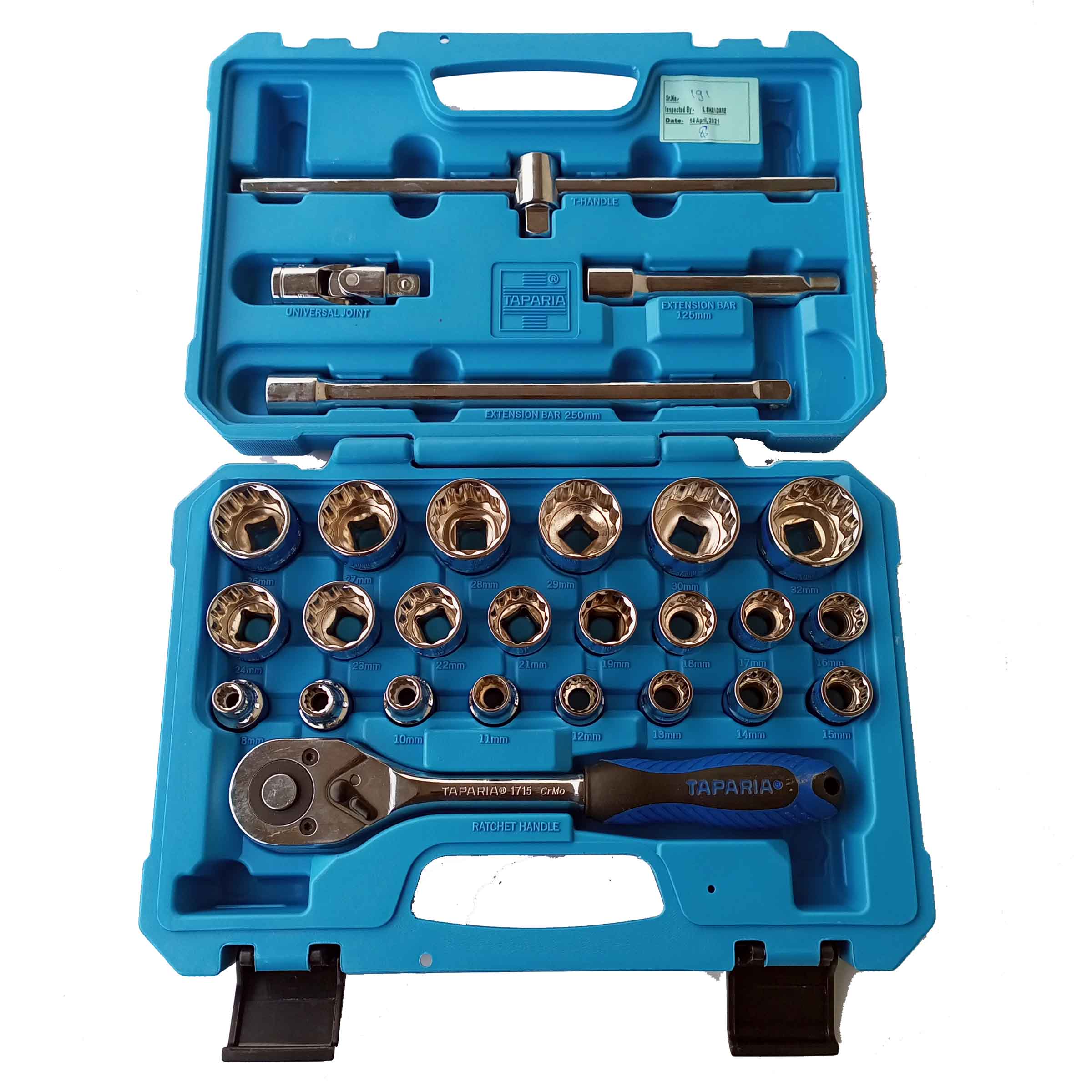 TAPARIA 27 PCS 1/2″ DRIVE SOCKET SET