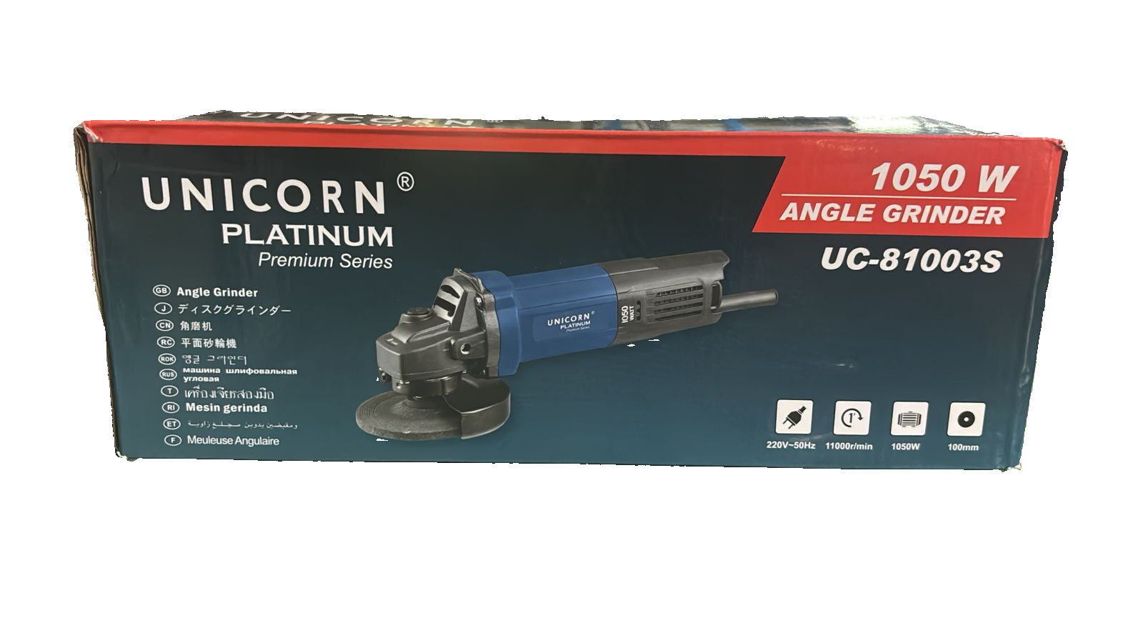 UNICORN PLATINUM ANGLE GRINDER UC-81003S