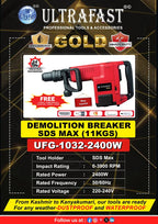 Ultrafast UFG-1032-2400W Demolition Breaker 11E