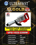 Ultrafast UFG-1022-2200W Demolition Breaker