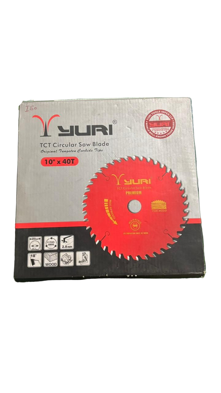Y YURI CIRCULAR SAW BLADE 10 x 40T