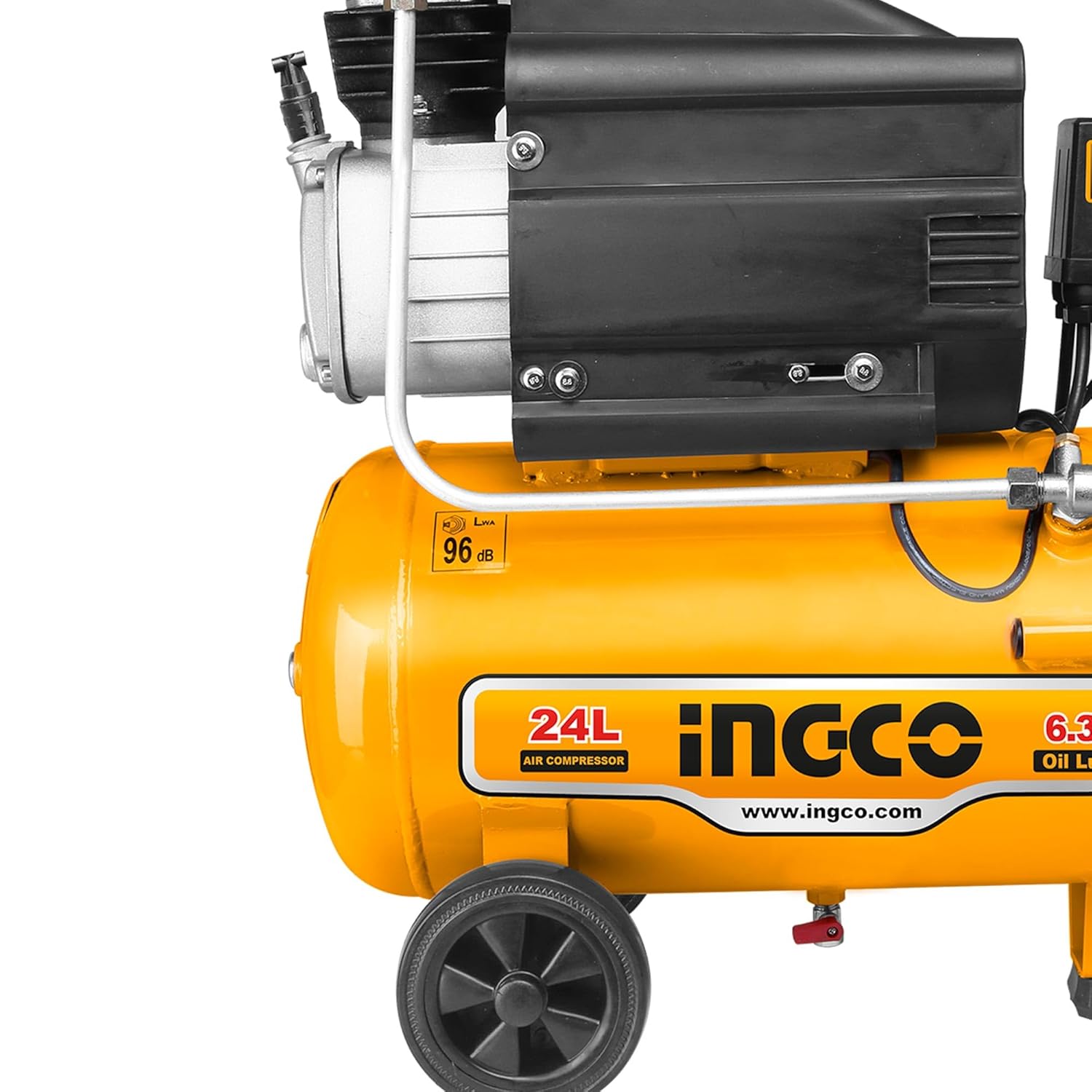Ingco 24L Air Compressor AC20248, 2HP Portable Air Compressor Machine