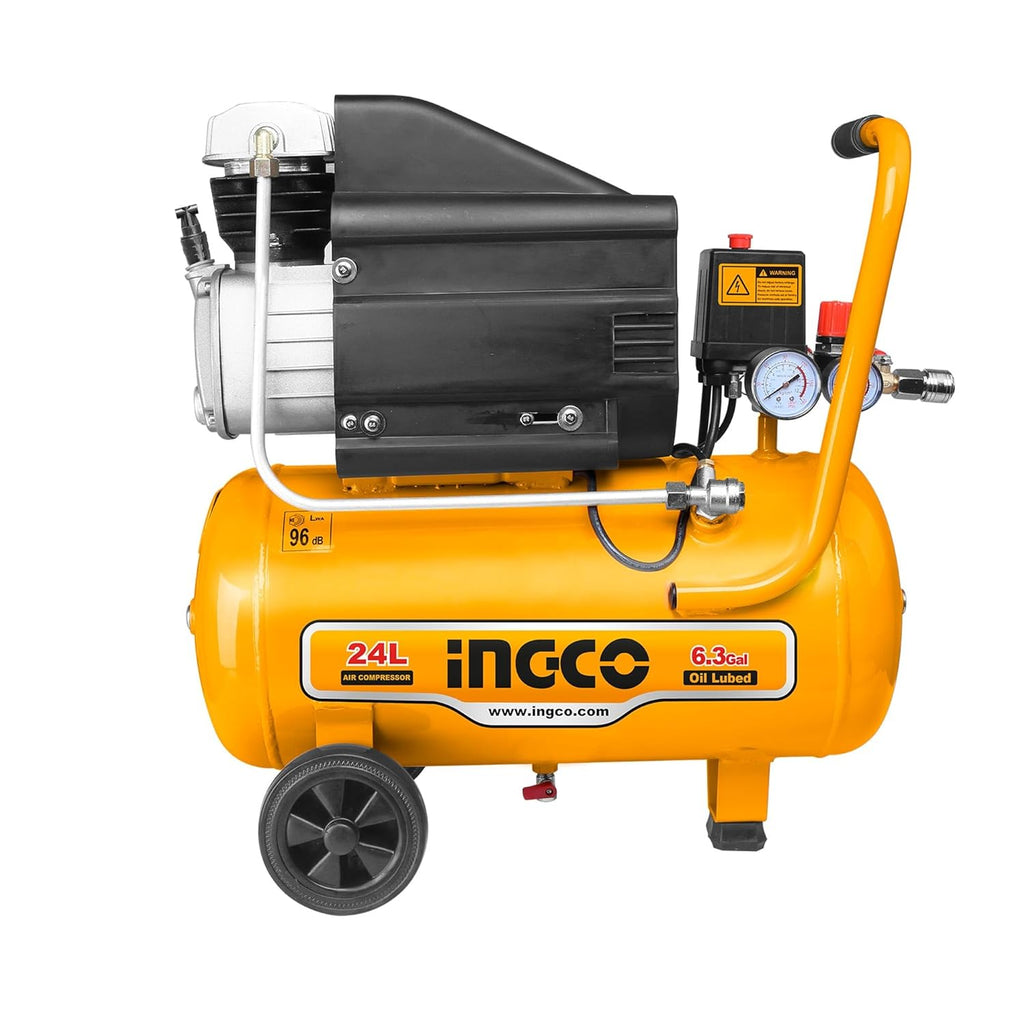 Ingco 24L Air Compressor AC20248, 2HP Portable Air Compressor Machine