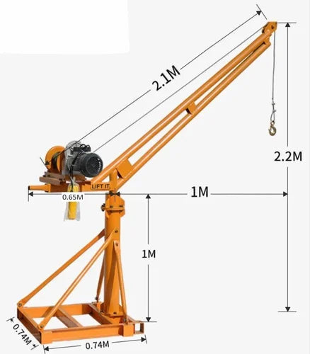 Tuflift Material Hoist Monkey Lift Construction Equipment