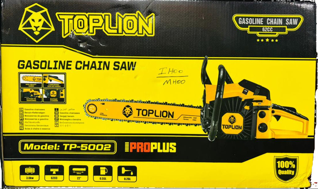 Toplion 5002 PROPLUS chainsaw.