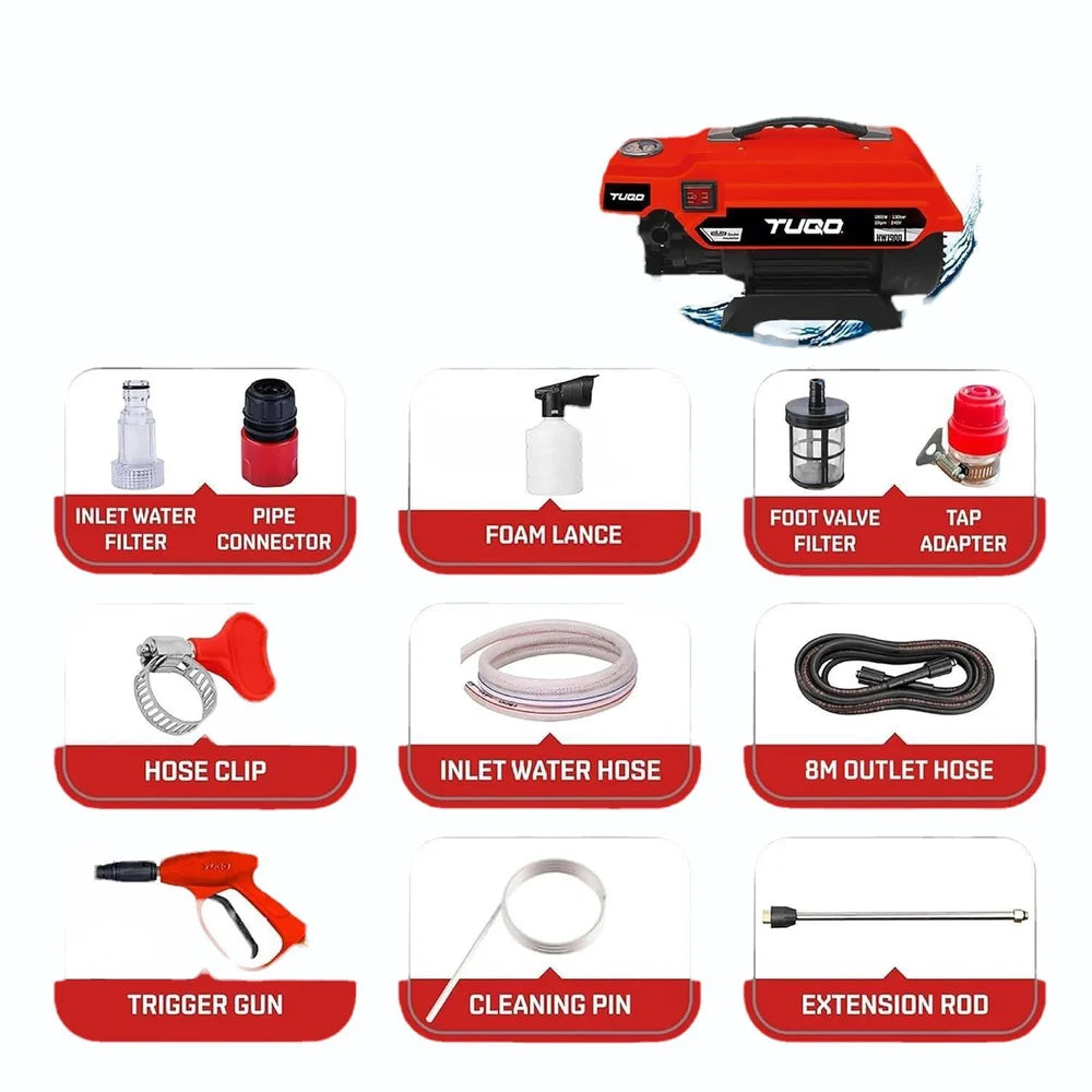 Tuqo 130Bar Pressure Washer