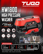 Tuqo 130Bar Pressure Washer