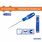 WADFOW WSD3954 SL5 X 100 mm, S2 Cr-V Steel Slotted Screwdriver